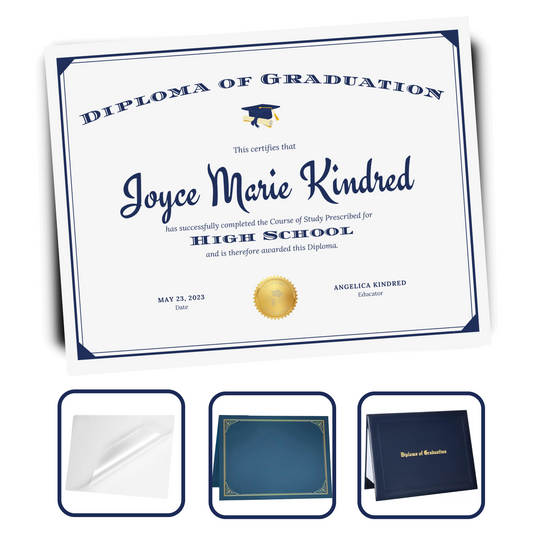 Diploma of Graduation: Personalized Printed and Shipped