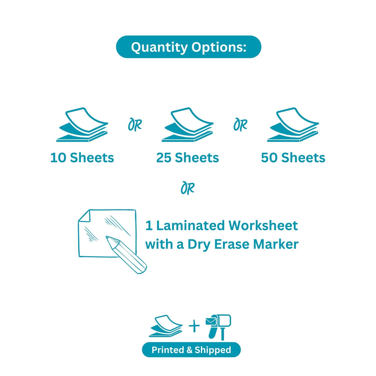 Printed & Shipped: Personalized Name Tracing Worksheets Handwriting Practice