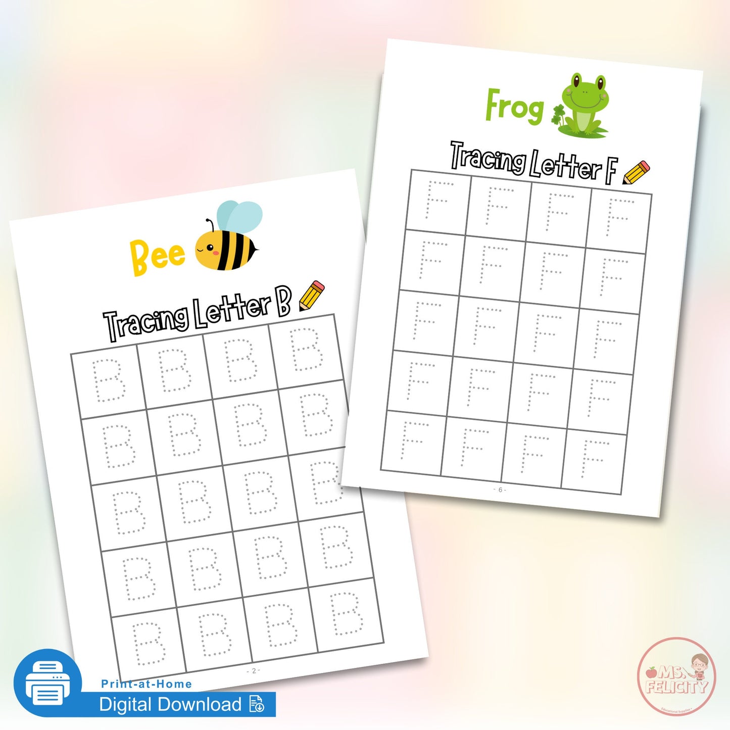 Digital Download: Tracing Alphabet Letters Workbook Only